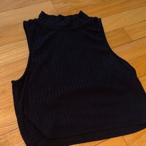 Elegant Black Sleeveless Top